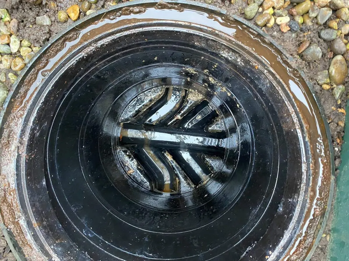 Kitchen out of action from a garden sewer