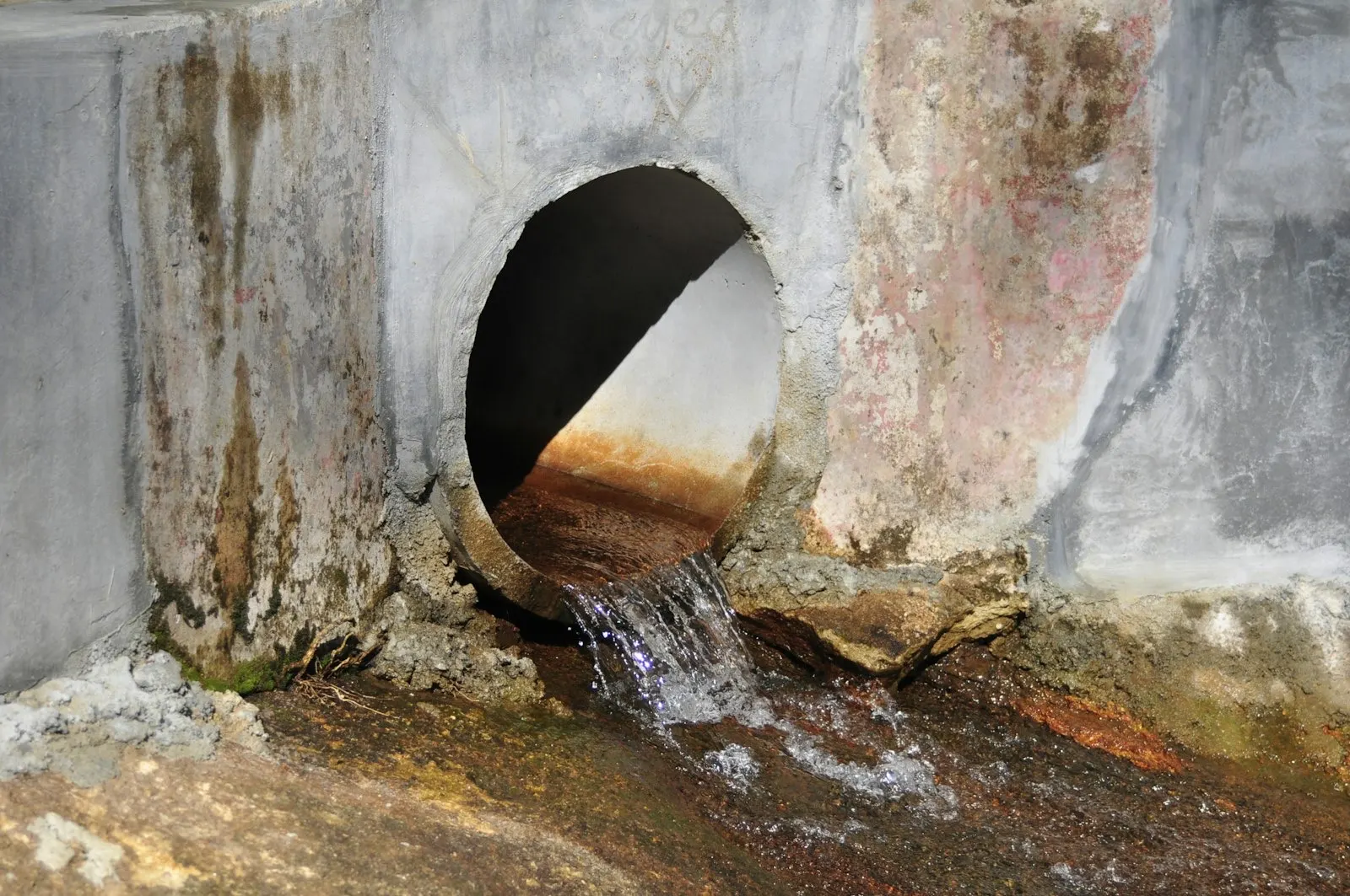 Drainage pipe outfall